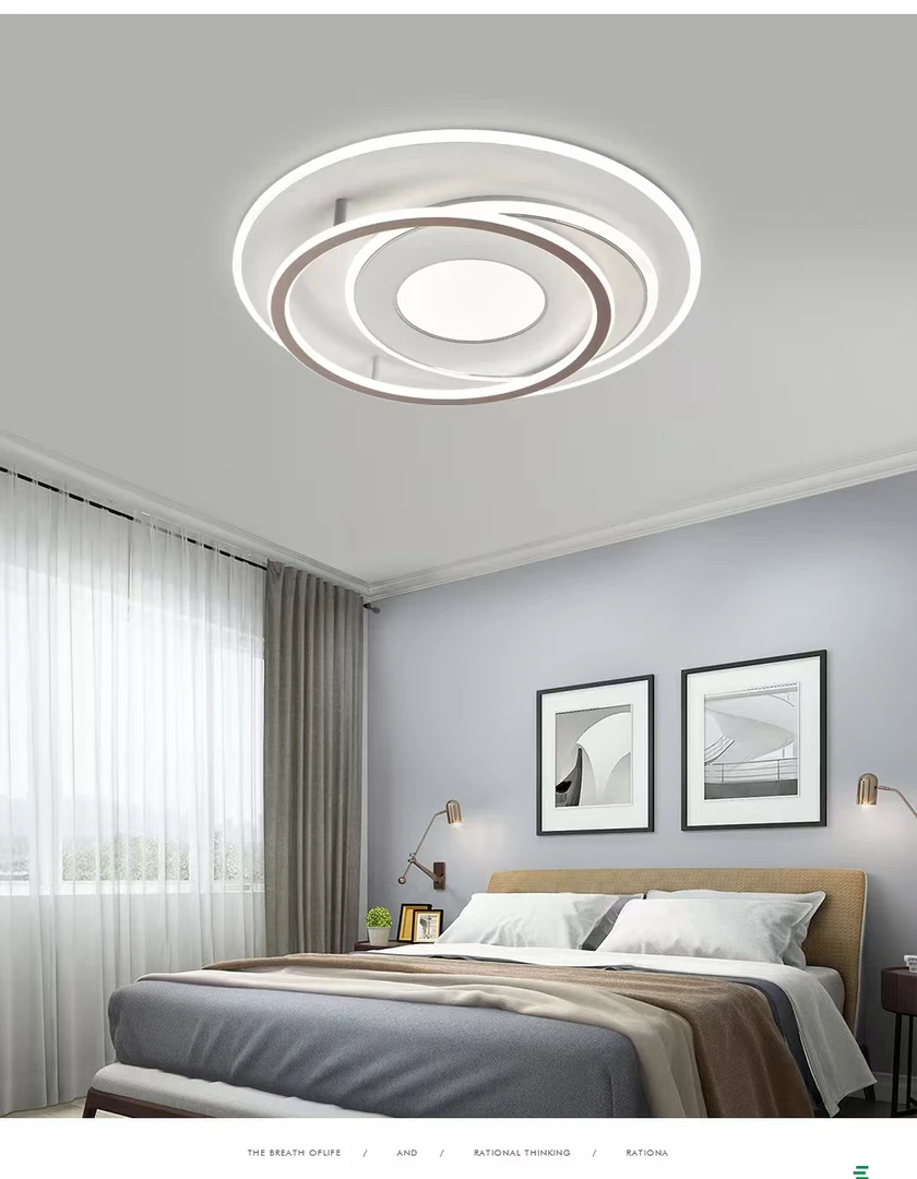 简约智能本地语音卧室吸顶灯