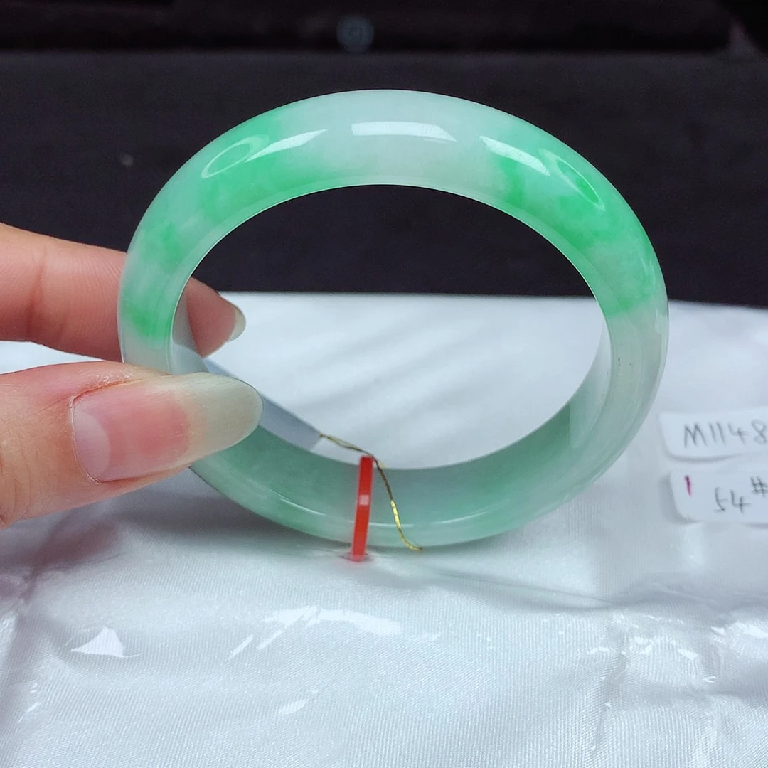 未镶嵌手镯翡翠54圈846