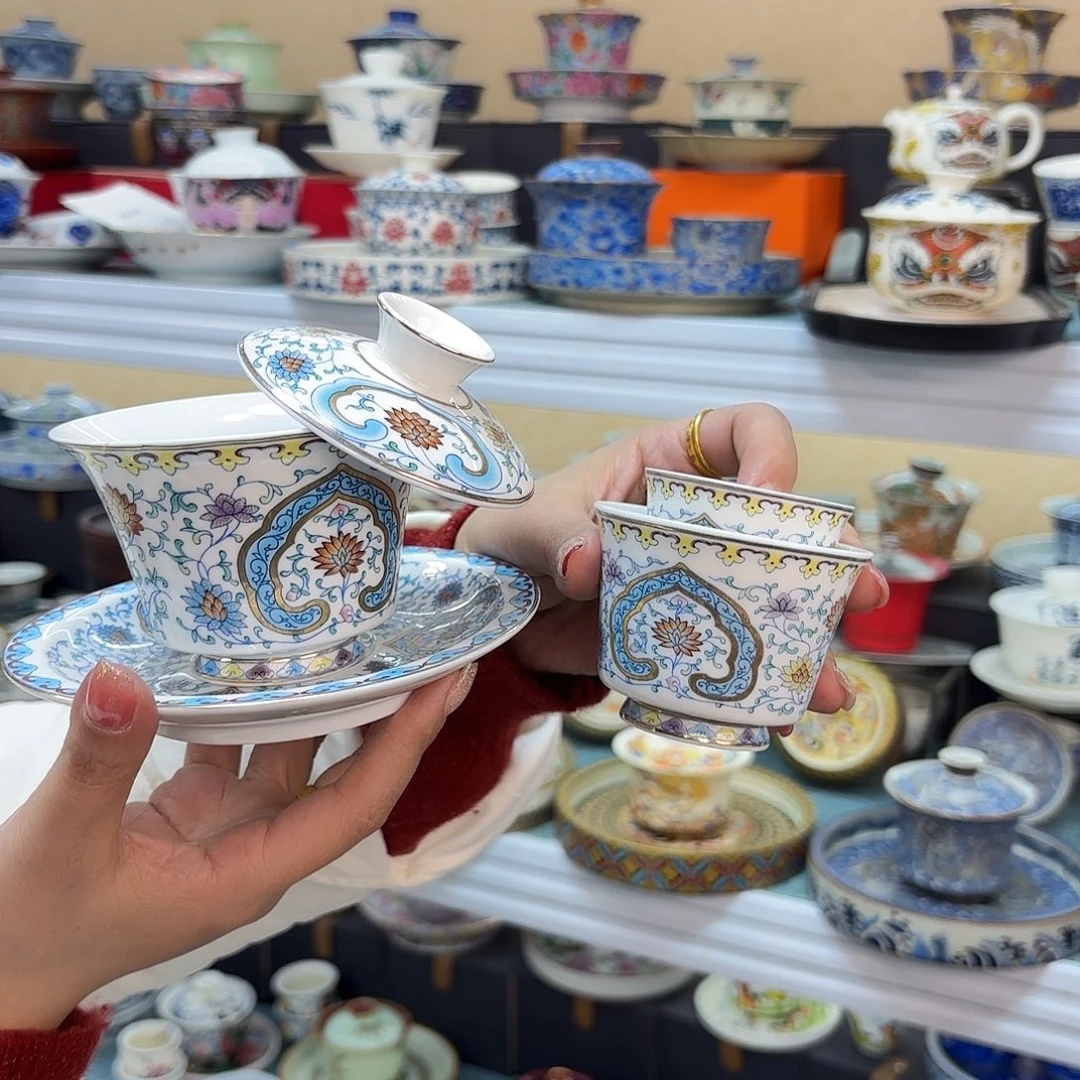 盖碗里的水煮开后放