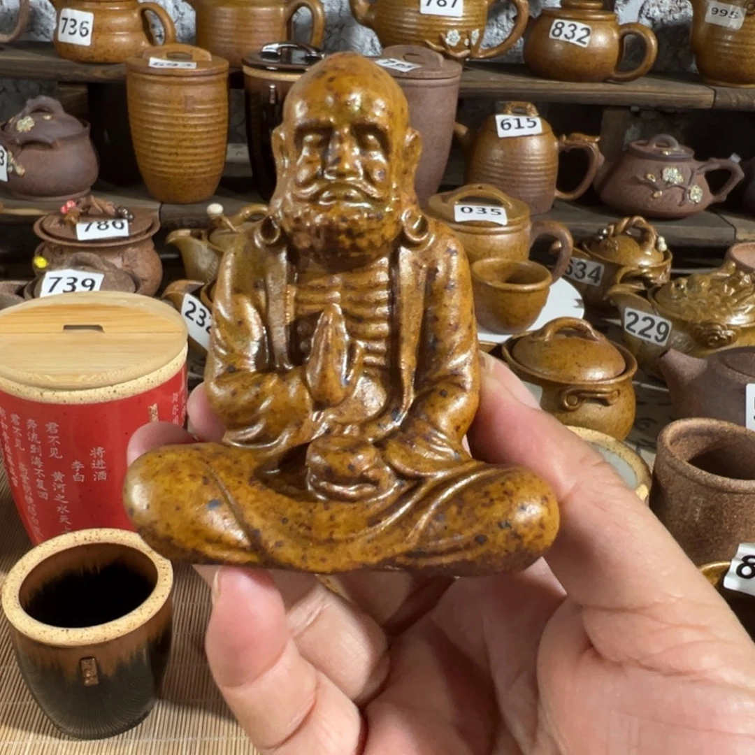 缸达摩毫升原谷烧高温粗瓷
