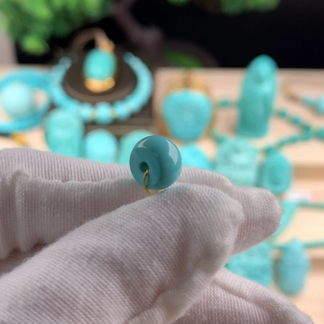 绿松石配珠卡9.未镶嵌