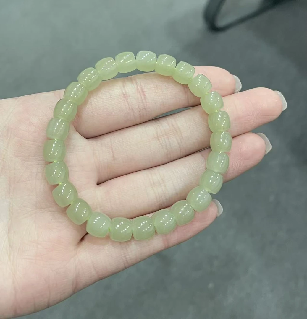 和田玉颈饰未镶嵌直切手串