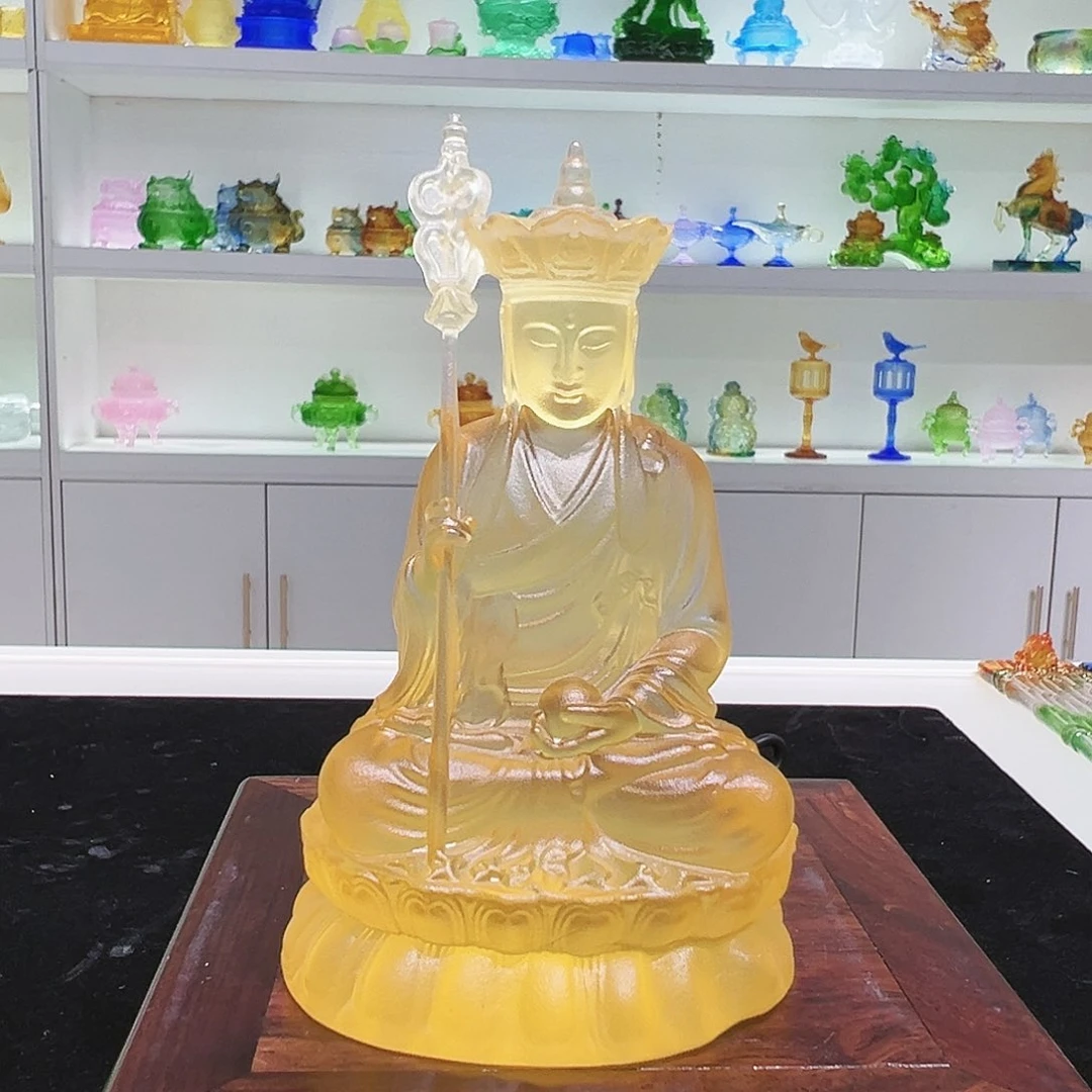 【闪购商品】手工艺品琉璃地藏王菩萨 13cm