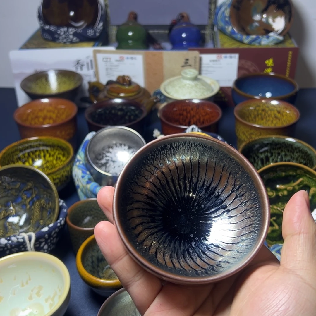 茶盏建阳建盏喝茶主人杯