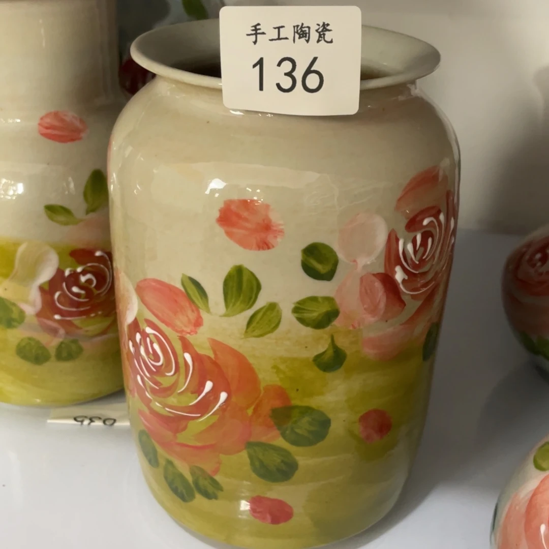 景德镇手工陶瓷花瓶136