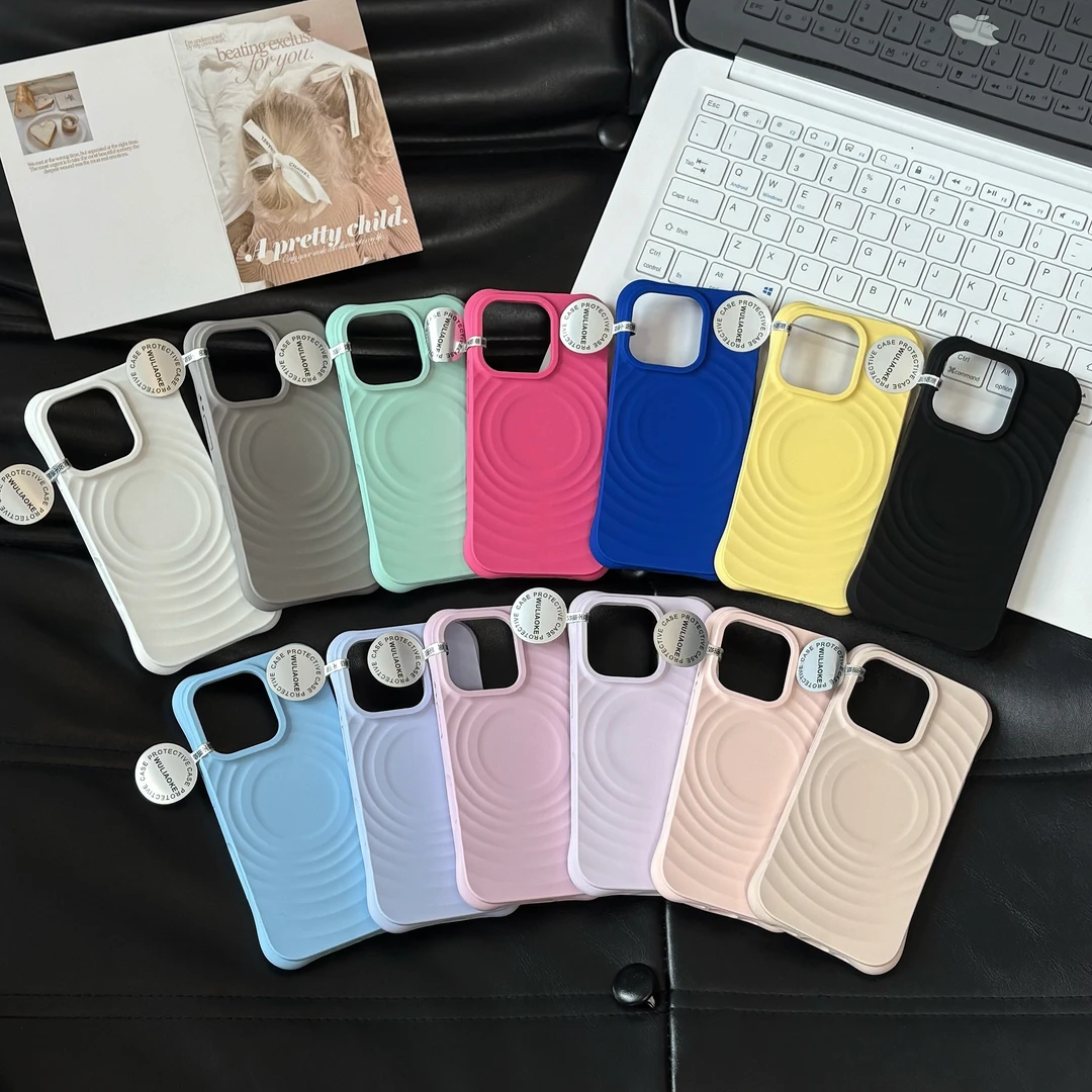 磁吸波漾液态硅胶一体ai拍照按键适用苹果iPhone16promax手机壳16
