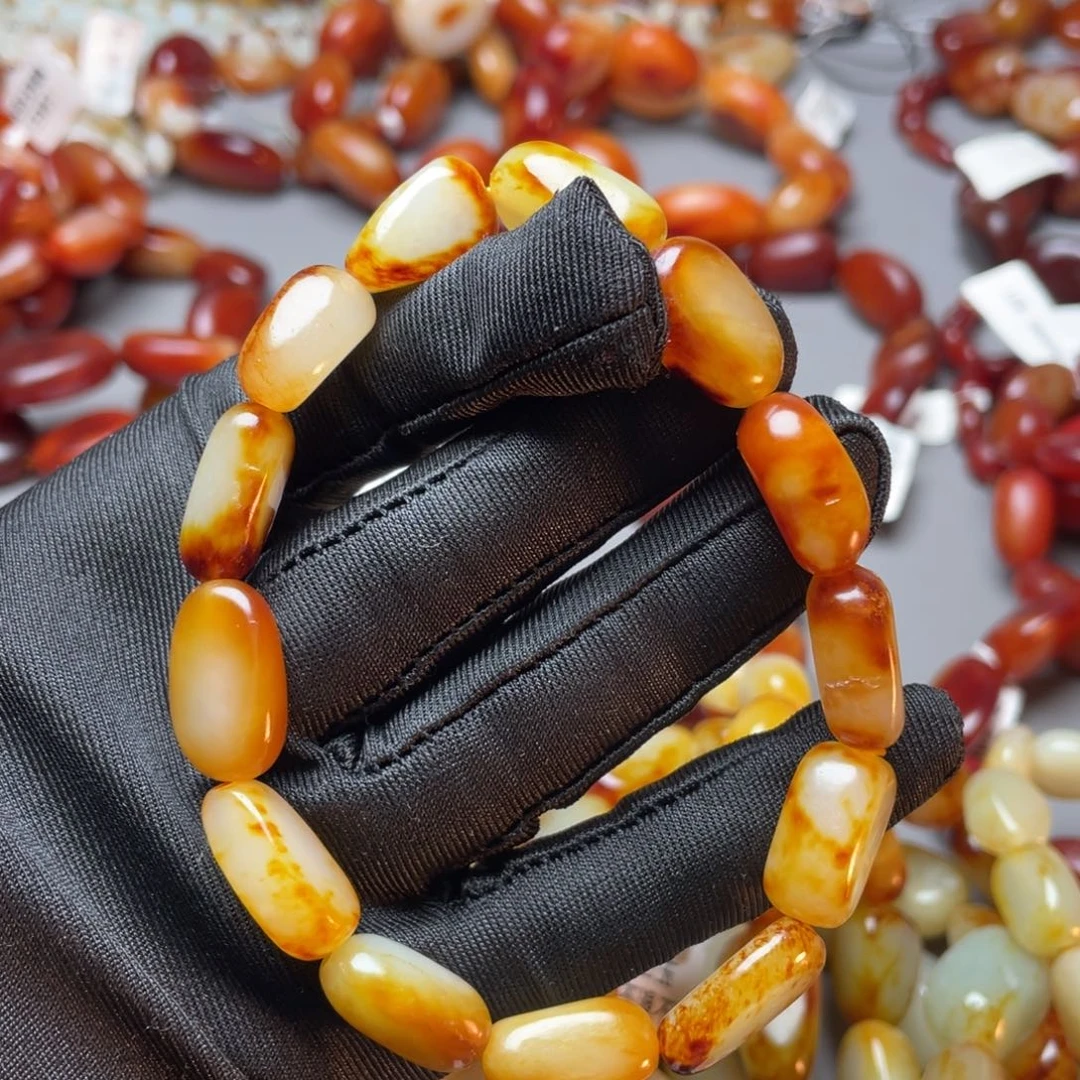 和田玉未镶嵌手链