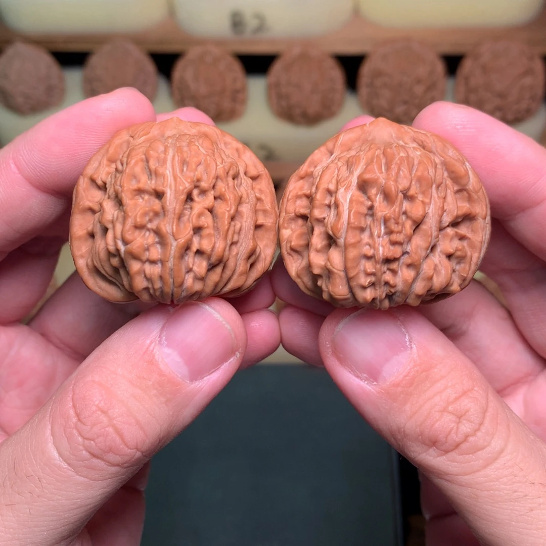 文玩核桃吊坠39三角桩平谷四座楼全品