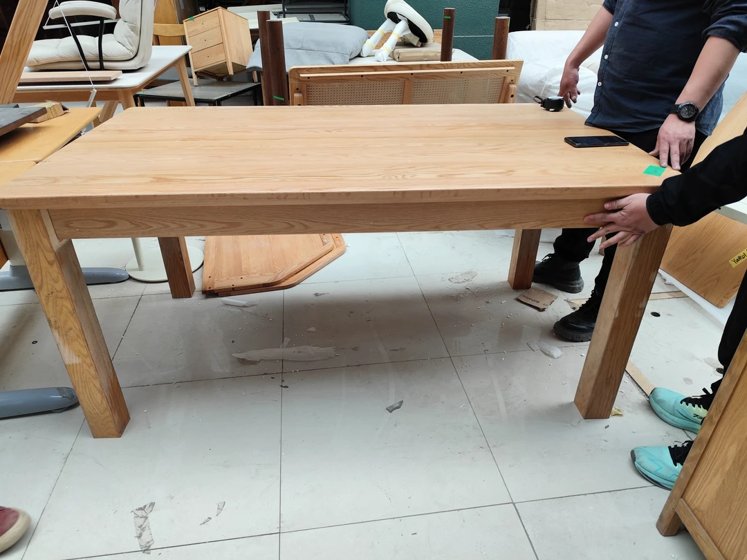 餐桌 橡木 160*90*77 瑕疵无售后