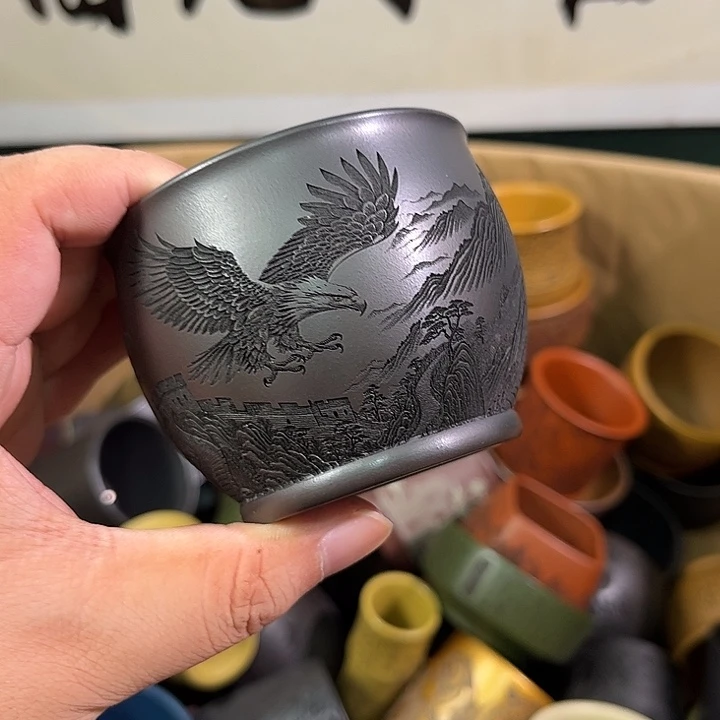 茶杯紫砂全手工紫砂主人杯