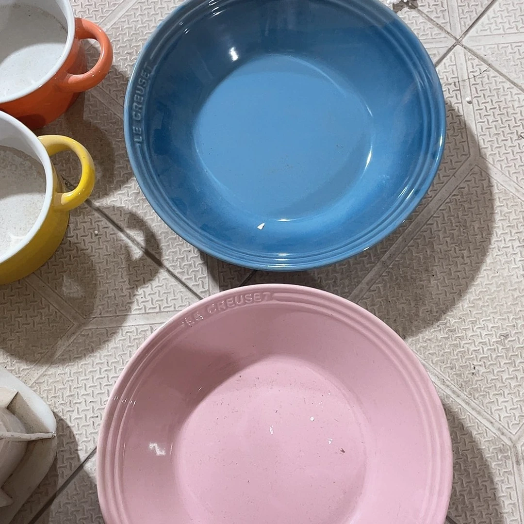 瓷片微瑕陶瓷餐具2个装