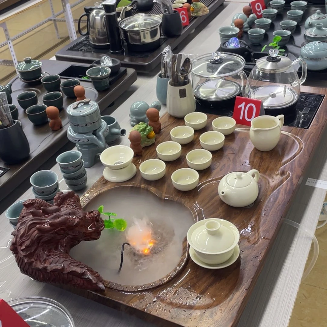 鸣**了整套茶具套装家用全自动