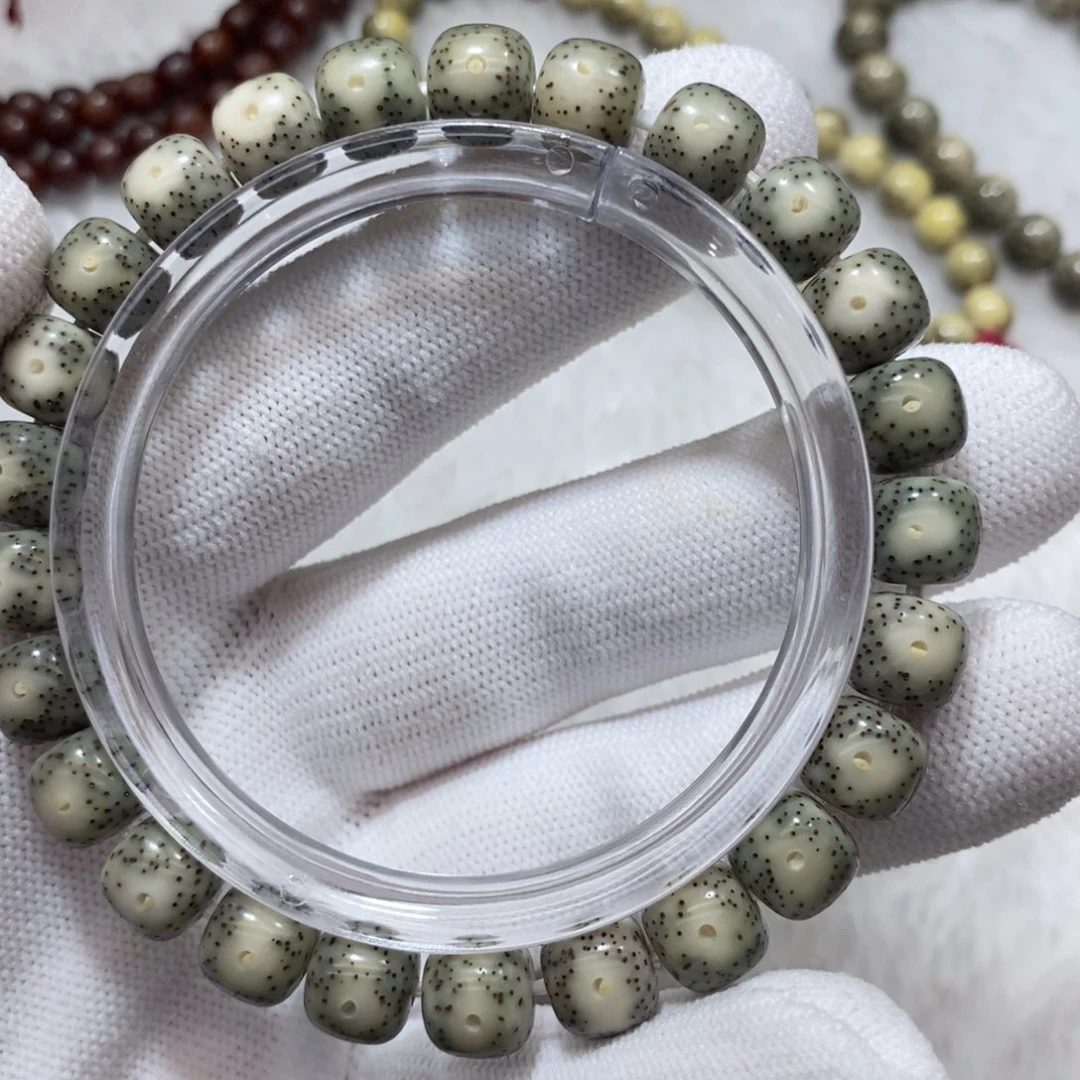 星月菩提手串石玉料98