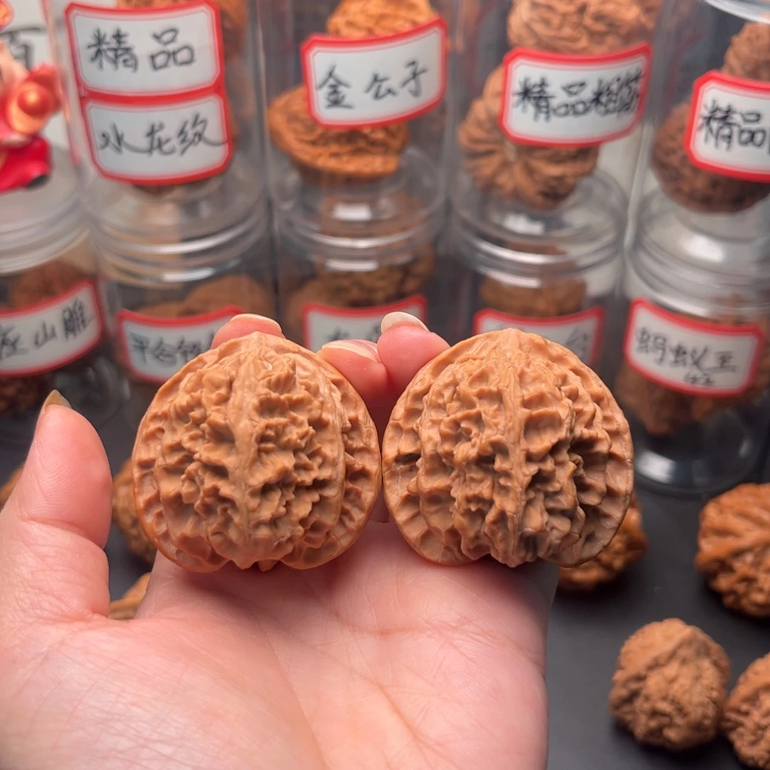 文玩核桃把件43高桩苹果园