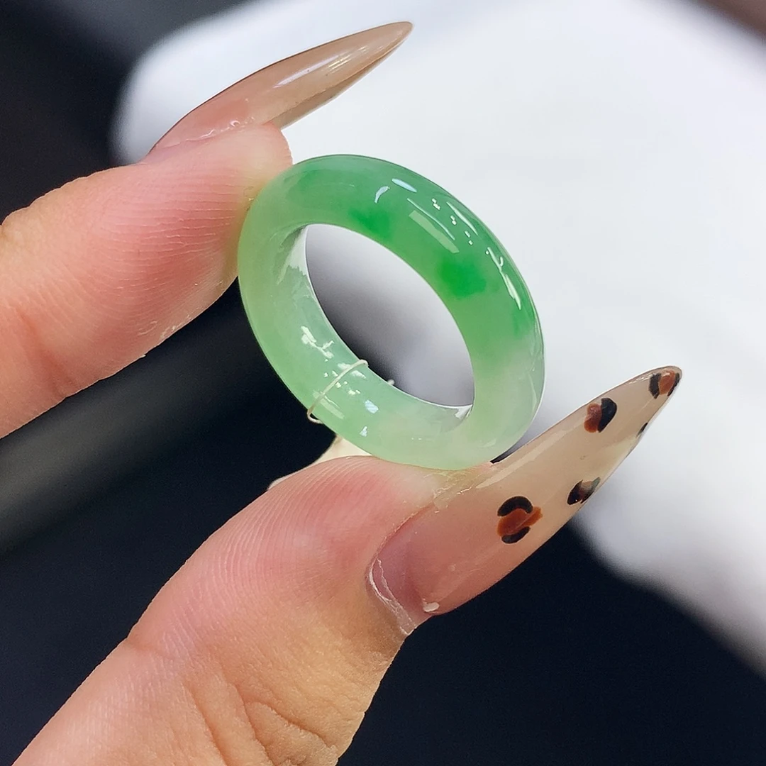 翡翠未镶嵌戒指12号