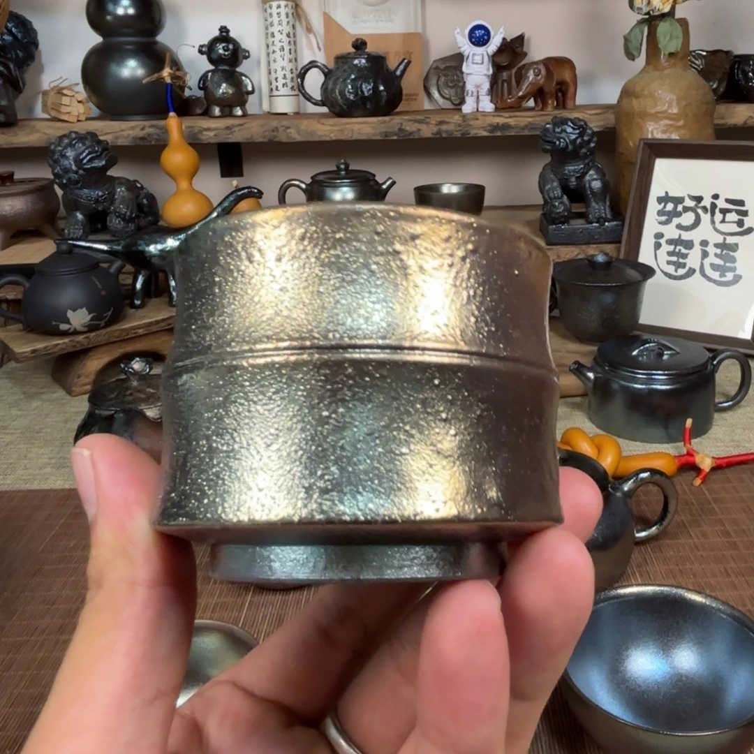 壶建水紫陶三木柴烧微瑕