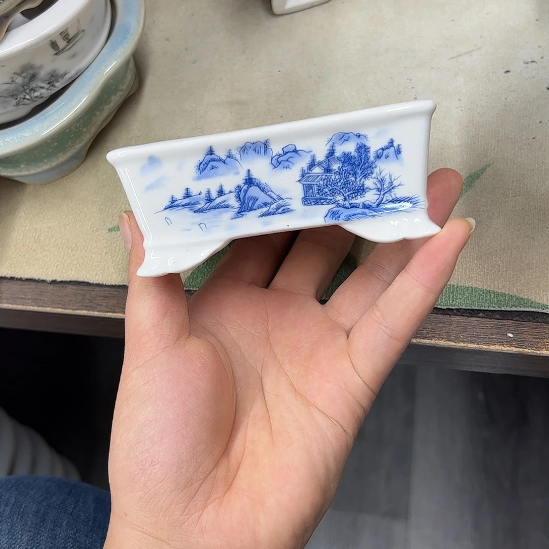 紫砂花盆839号瑕疵10/8/4cm