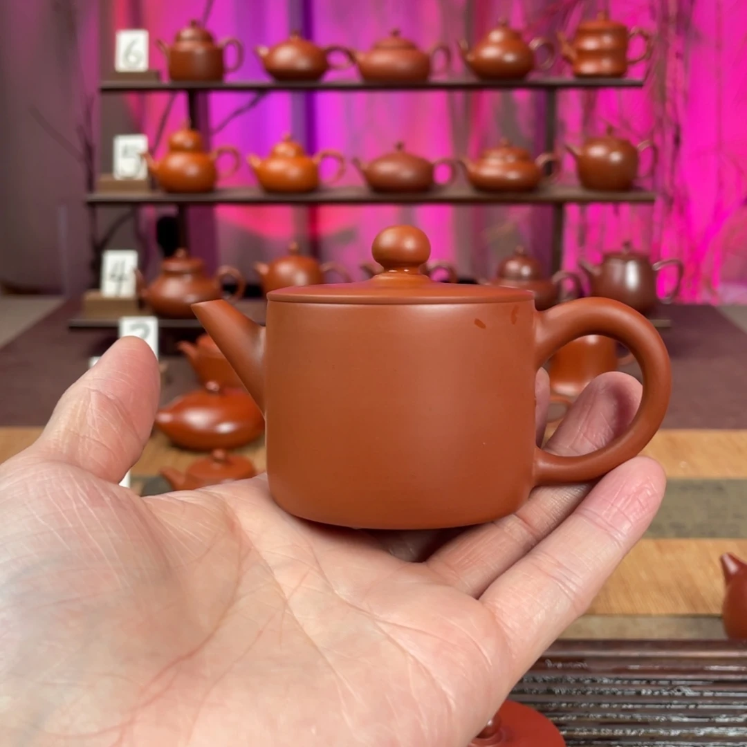 渡***。紫砂茶壶超薄汉瓦80cc