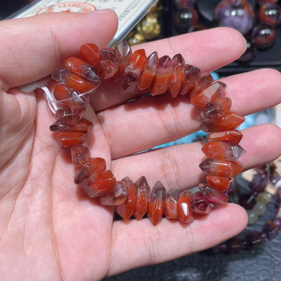 水晶未镶嵌手链极光23原石手链