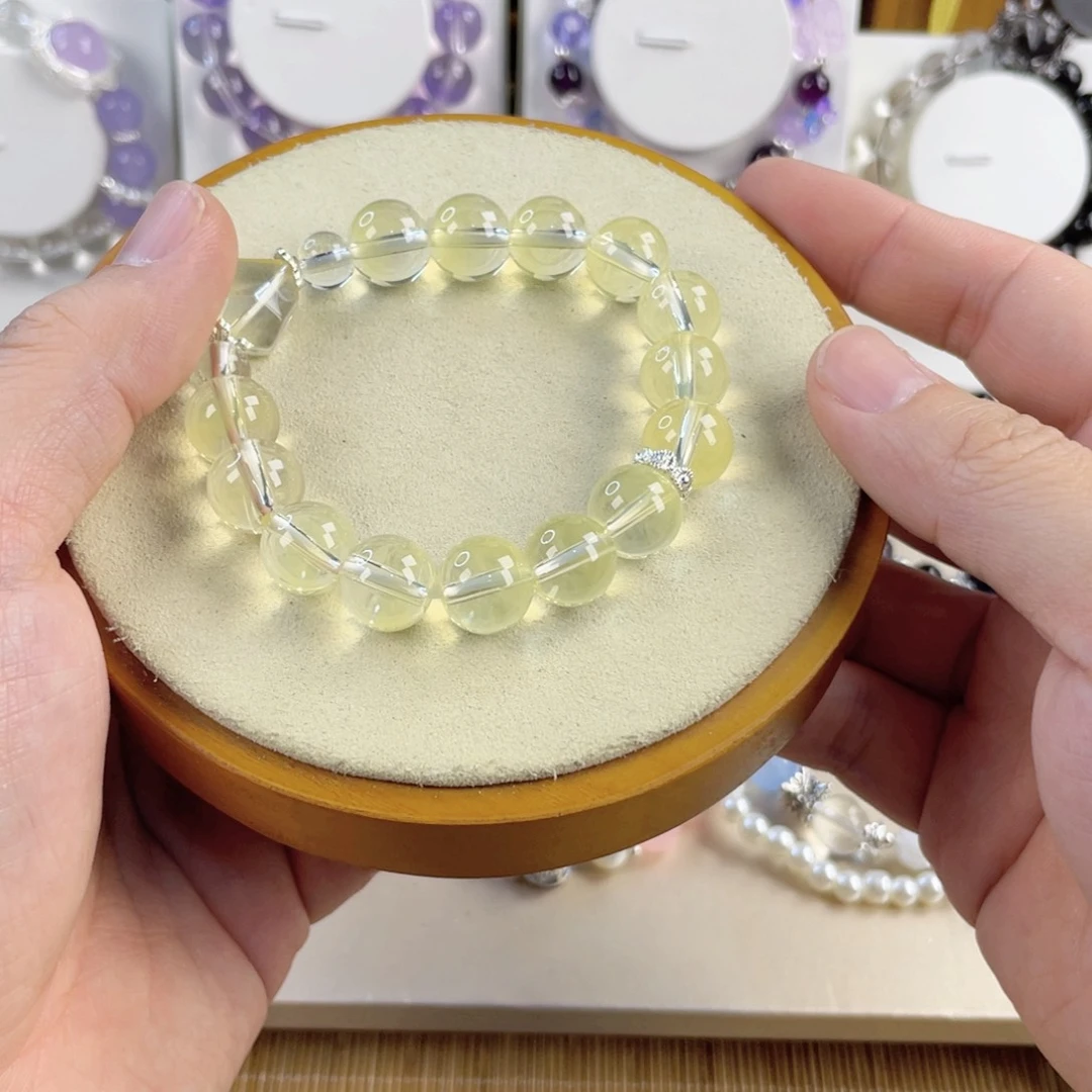 水晶手串银S925镶嵌我是一只小小鸟地域