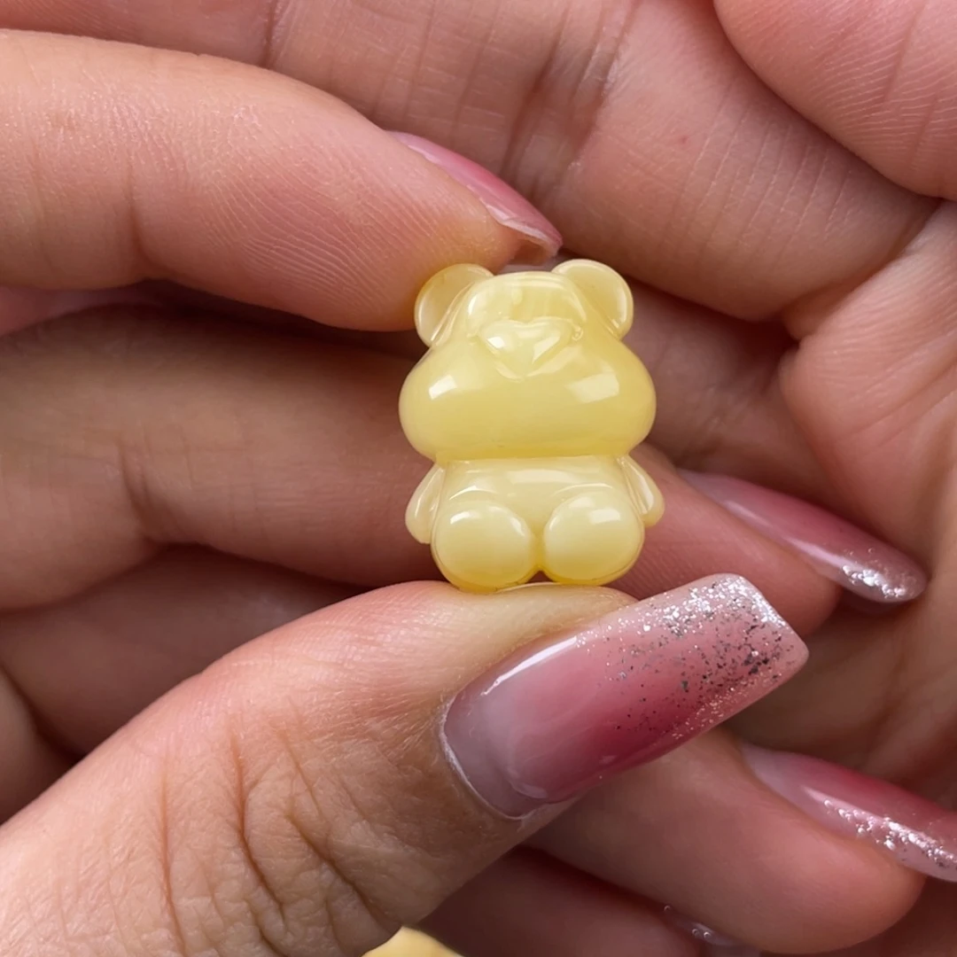 琥珀裸石未镶嵌蜜蜡