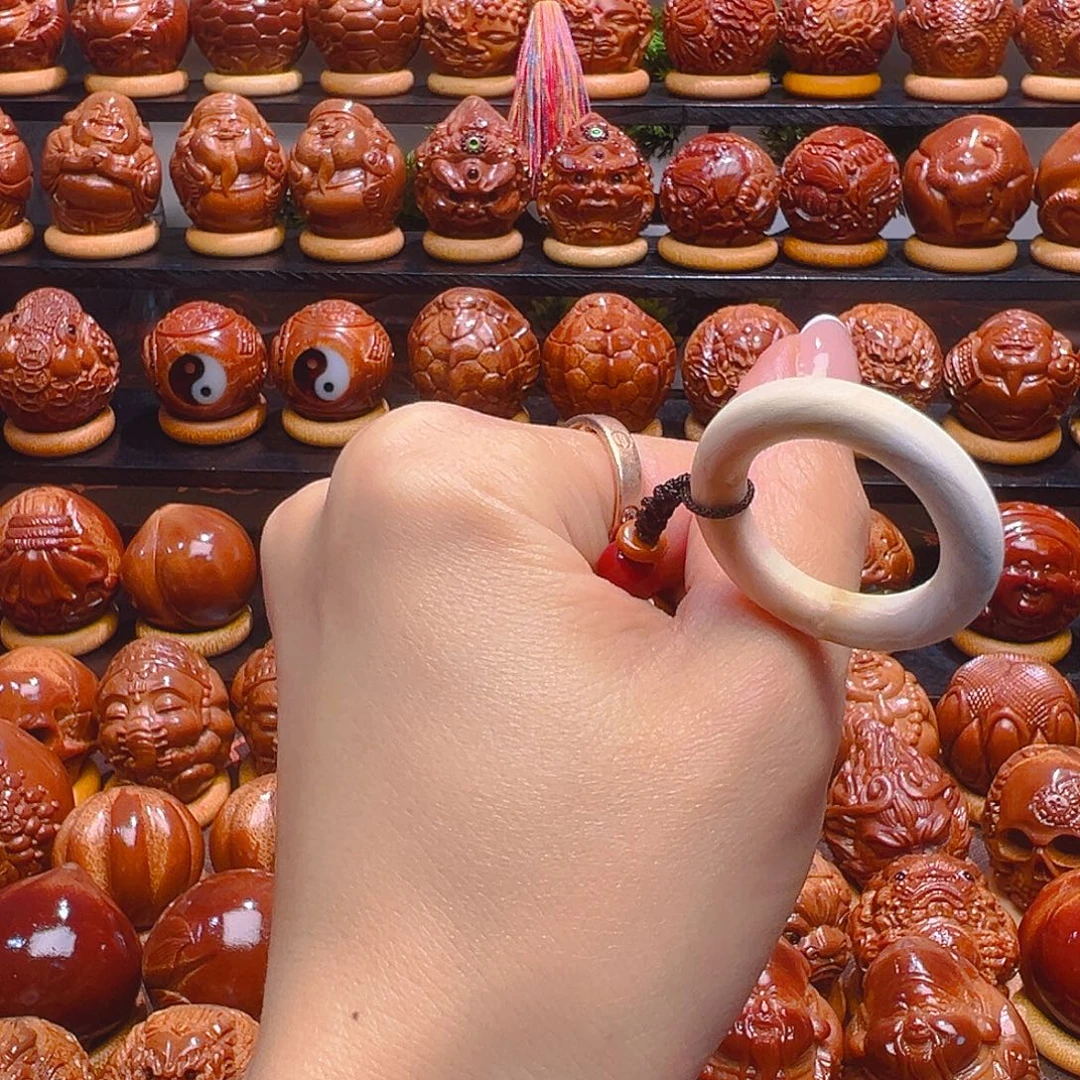 阳***迹橄榄核手串/手链生命6面一个