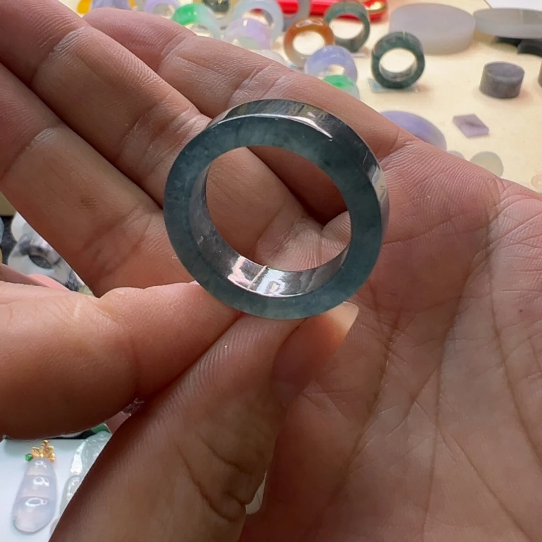 翡翠戒指未镶嵌翡翠戒指23