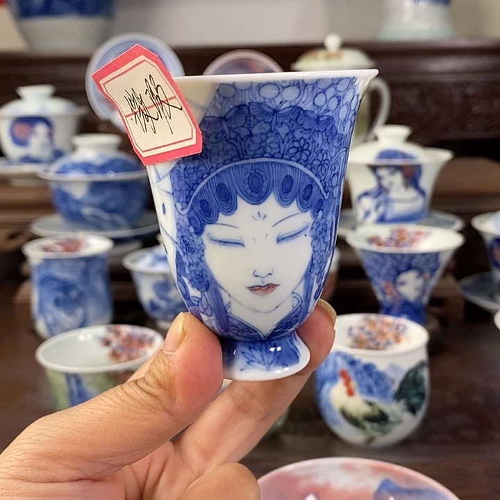 杯景德镇手工手绘陶瓷，高亮兴老师作品