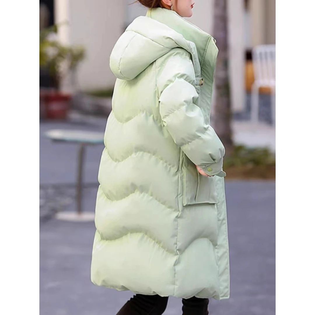 门店10&59！暖冬神器~行走的羽绒被/90鸭绒中长款羽绒服女 M13560