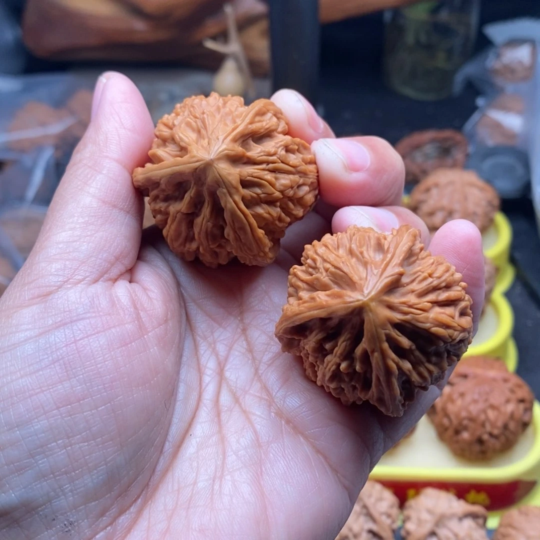 把件文玩核桃39文山三棱