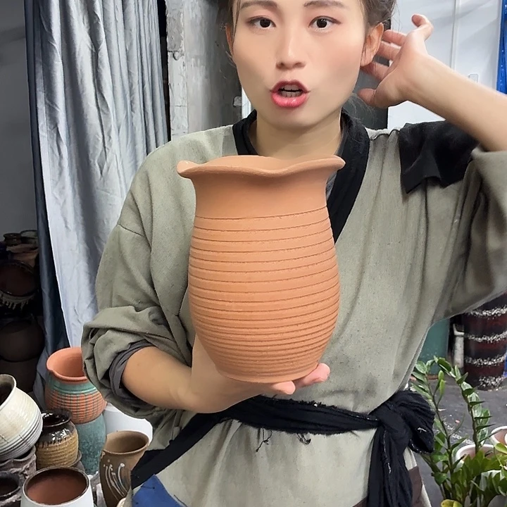 15+20 -粗陶花盆有孔