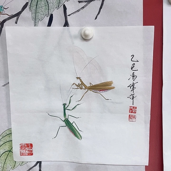 国画冯老师手绘作品