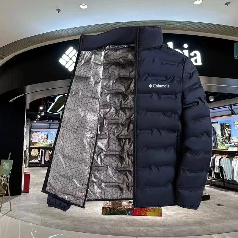 哥伦男士秋冬季户外轻薄立领羽绒服保暖休闲外套大码宽松潮流