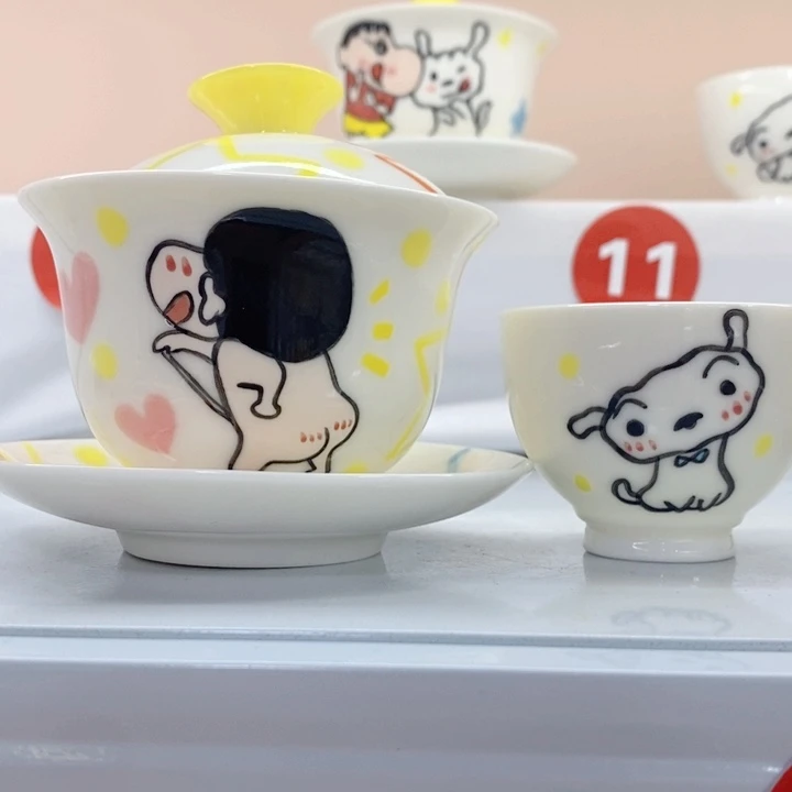 高温釉下彩纯手工手绘