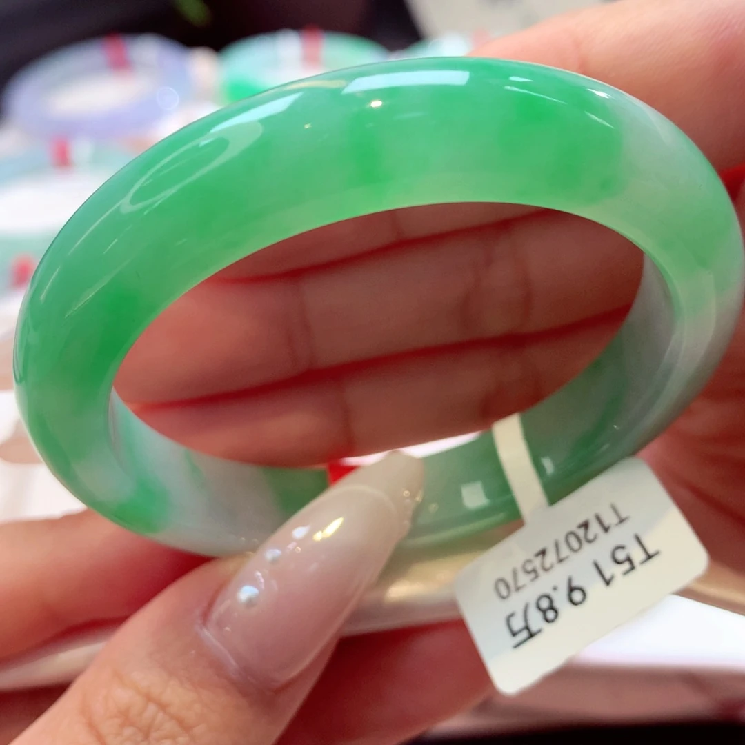 未镶嵌手镯翡翠正圈14号66