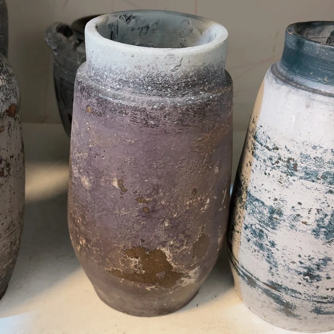 红陶无孔无孔口径10高度23