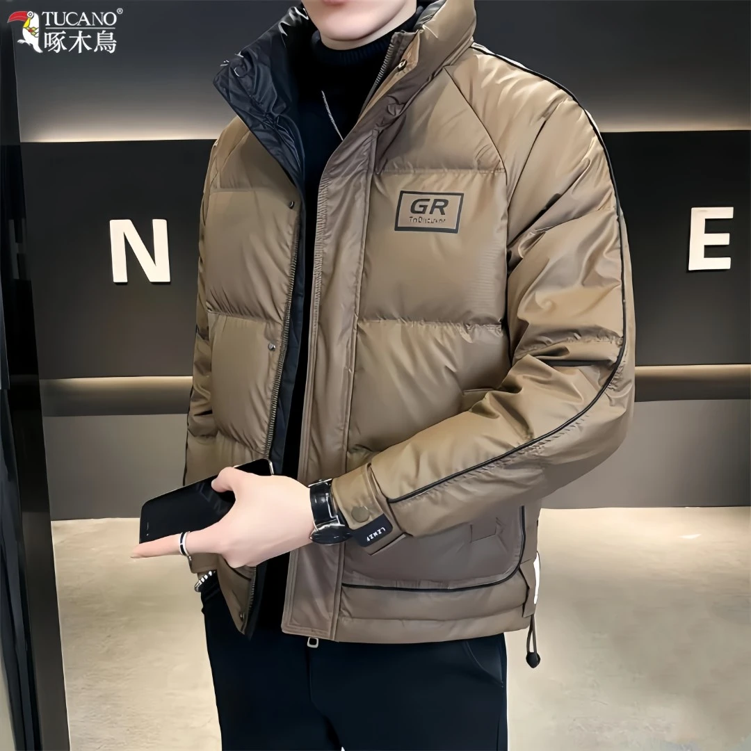 TUCANO/啄木鳥男士冬季舒适防寒服立领休闲青年保暖帅气百搭外套