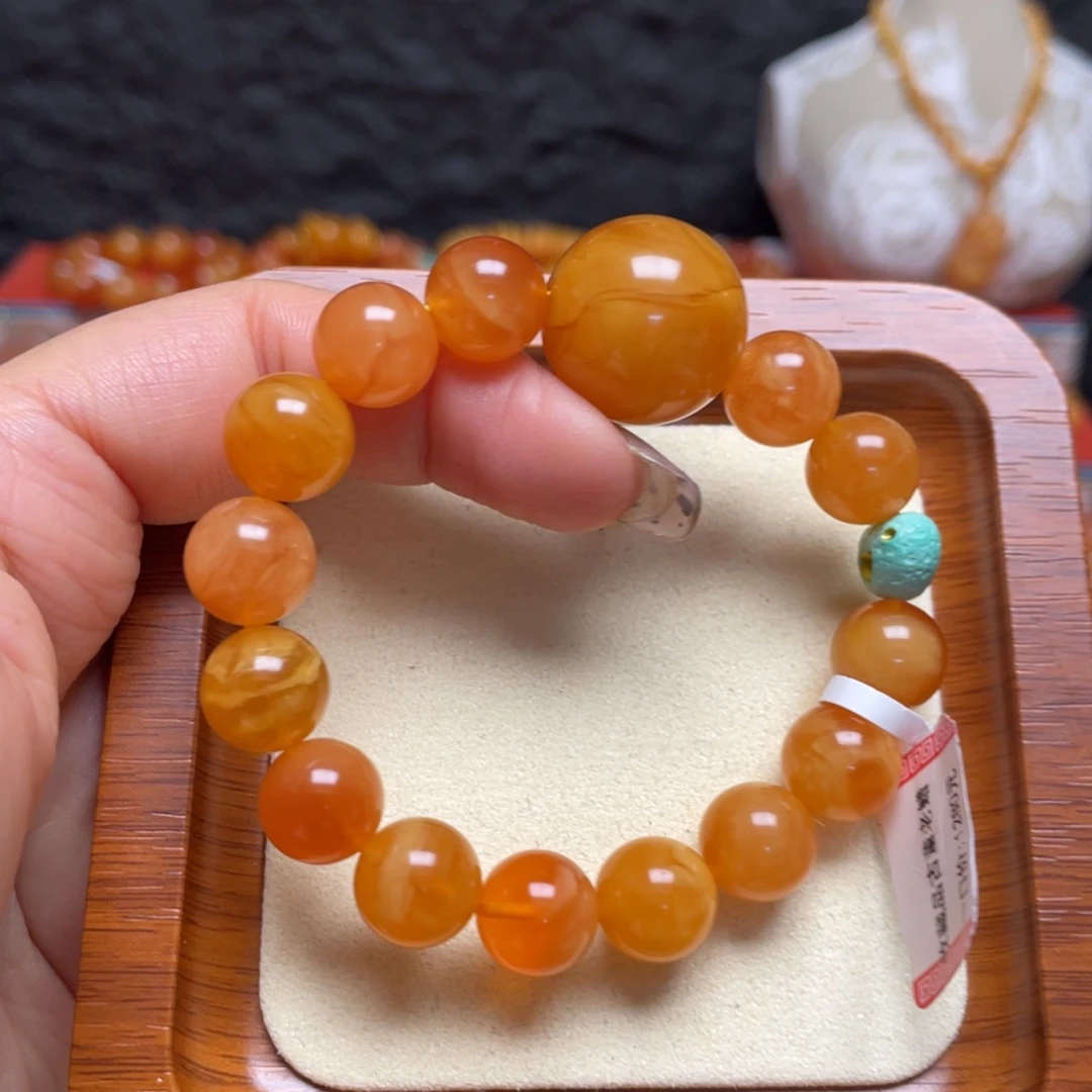 蜜蜡未镶嵌手链手串