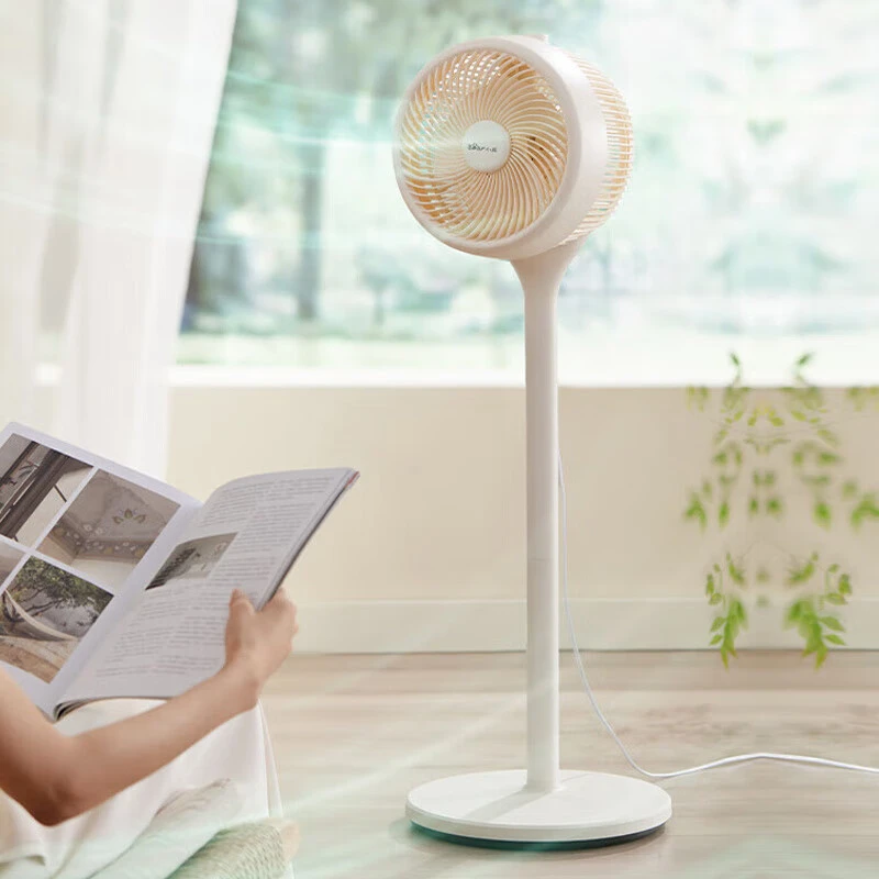 小熊空气循环扇电风扇落地扇家用室内大风力办公室轻音两用小风扇