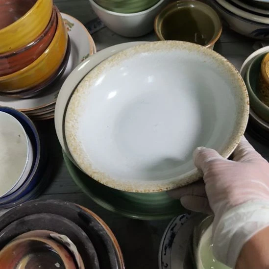 瓷片磁州窑五厂盘碗壶杯有瑕疵