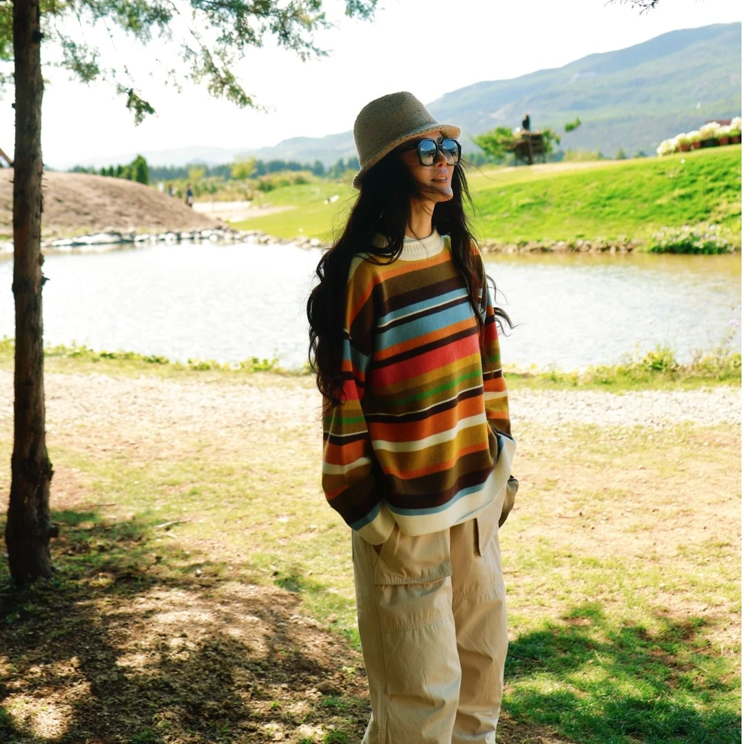 璇之恋·王璇 七彩大毛衣 （单件）