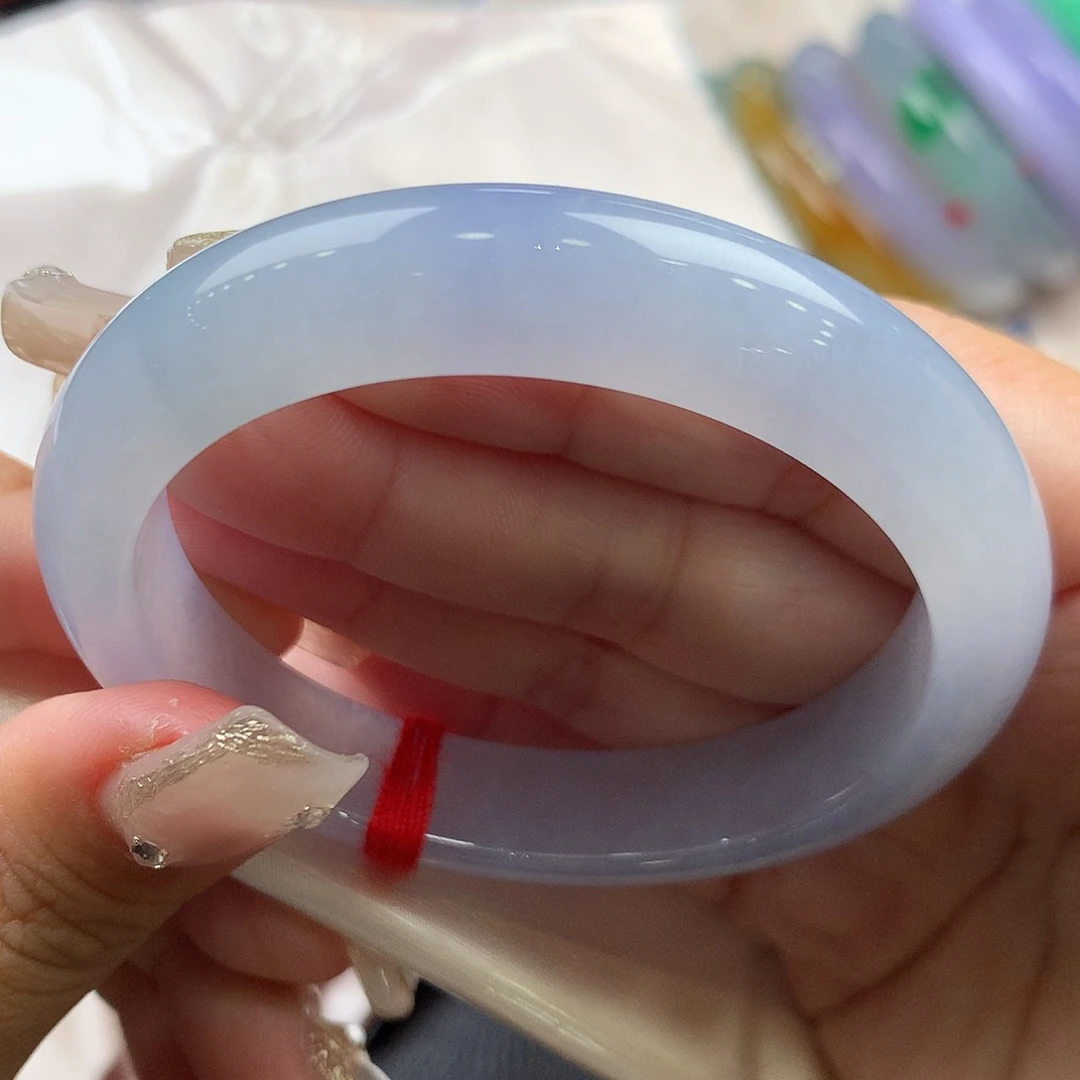 未镶嵌手镯翡翠53.3正圈