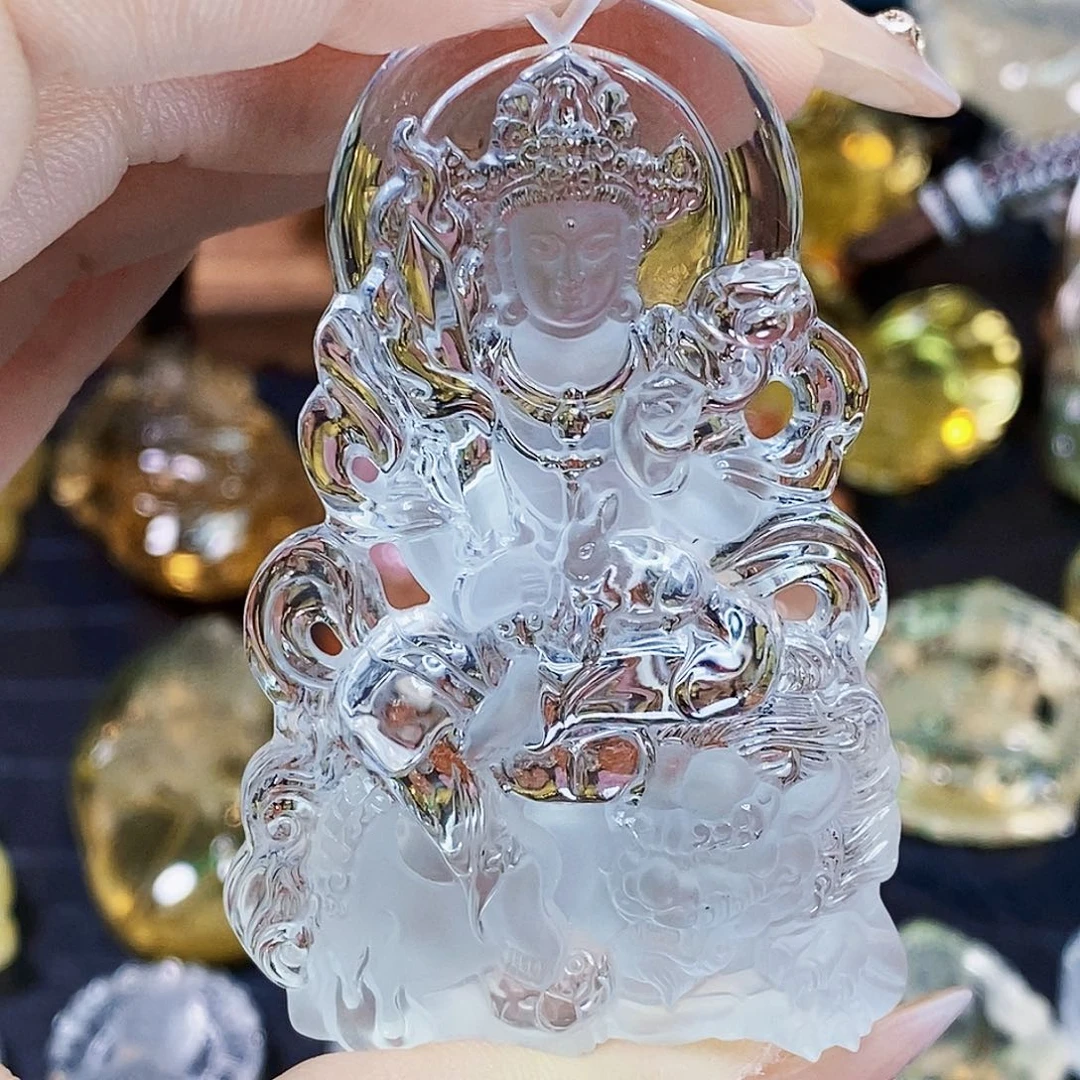 水晶颈饰未镶嵌龙*吊坠