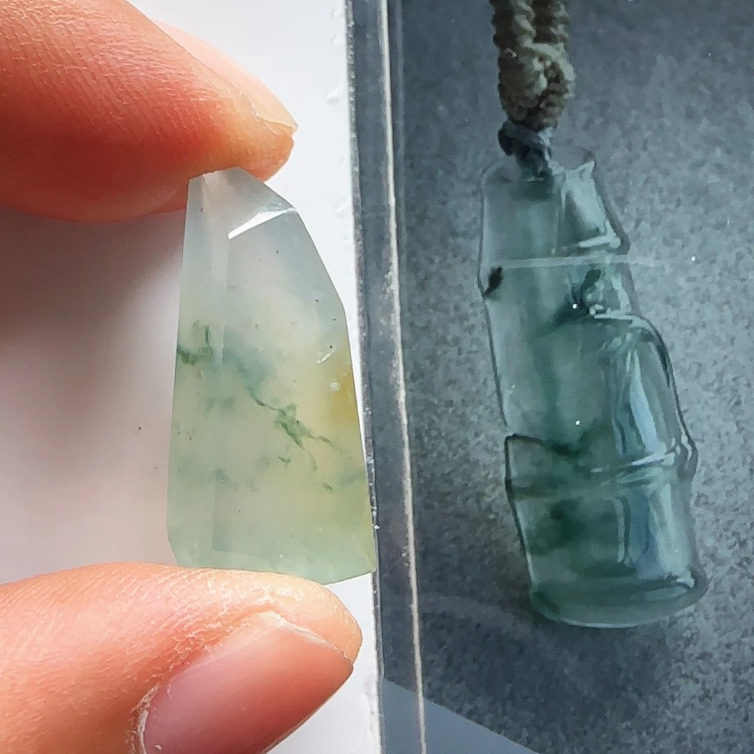 定制翡翠未镶嵌缅甸天然A货翡翠含老师工艺