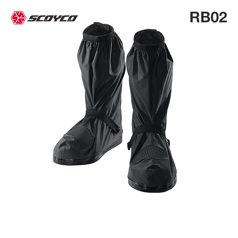 赛羽RB02鞋套四季摩托车骑行防水鞋套高位防水轻便