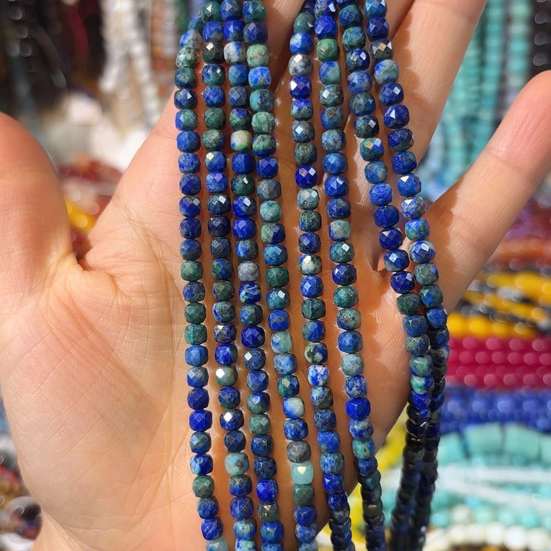 玛瑙/玉髓未镶嵌珠宝半成品凤凰青金卡4方糖一条