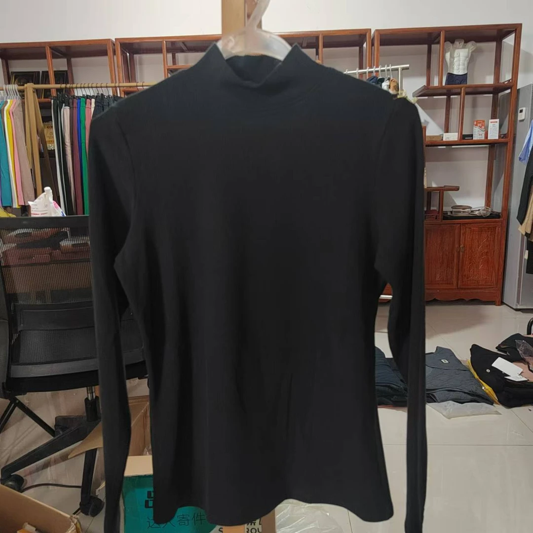 A 女士秋冬百搭半高领打底衫 06