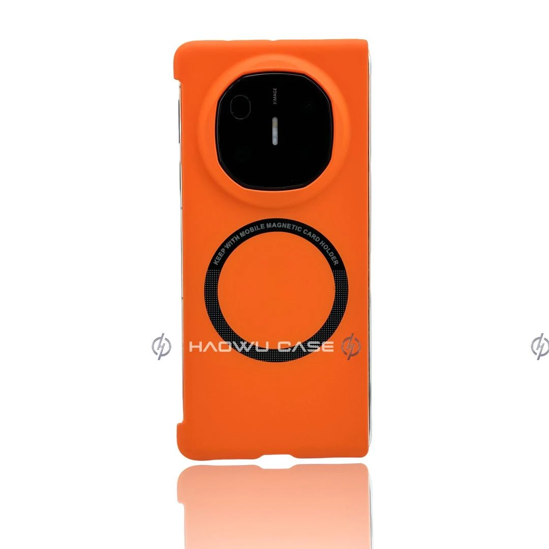 适用华为MateX6超薄中轴保护无边框X5抗指纹磁吸手机壳