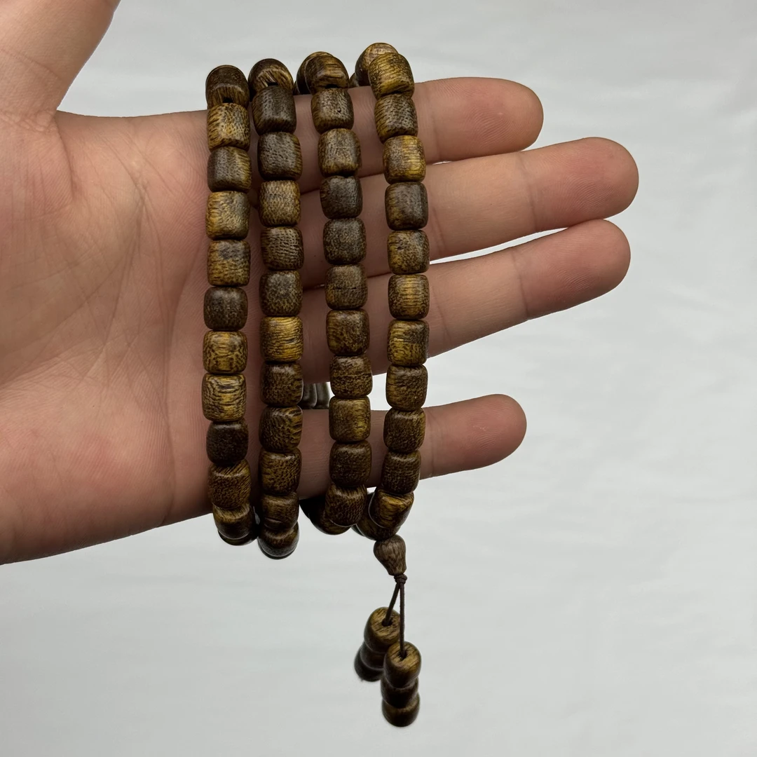 沉贵宝0.8*0.8桶珠挂串（无礼盒）K31