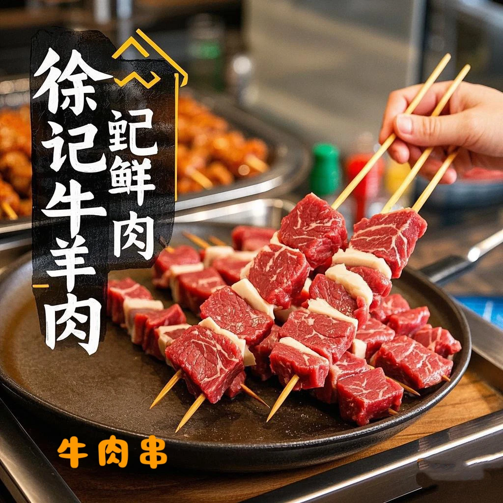【牛肉串】徐记牛羊肉 现切 排酸牛 顺丰包邮